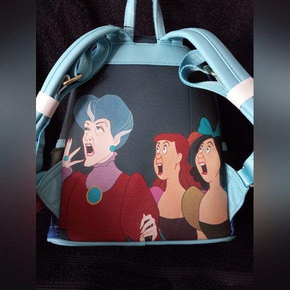 Cinderella scenes Loungefly mini backpack - Picture 6 of 8